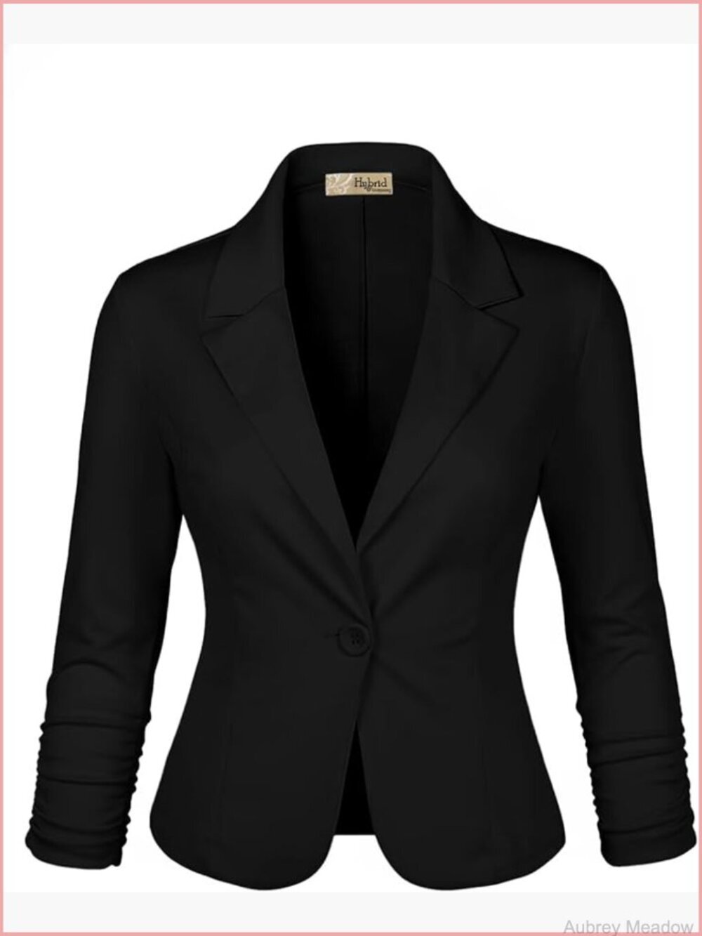 Lightweight Stretch Ponte Cardigan Blazer Jacket - Professional Office Work